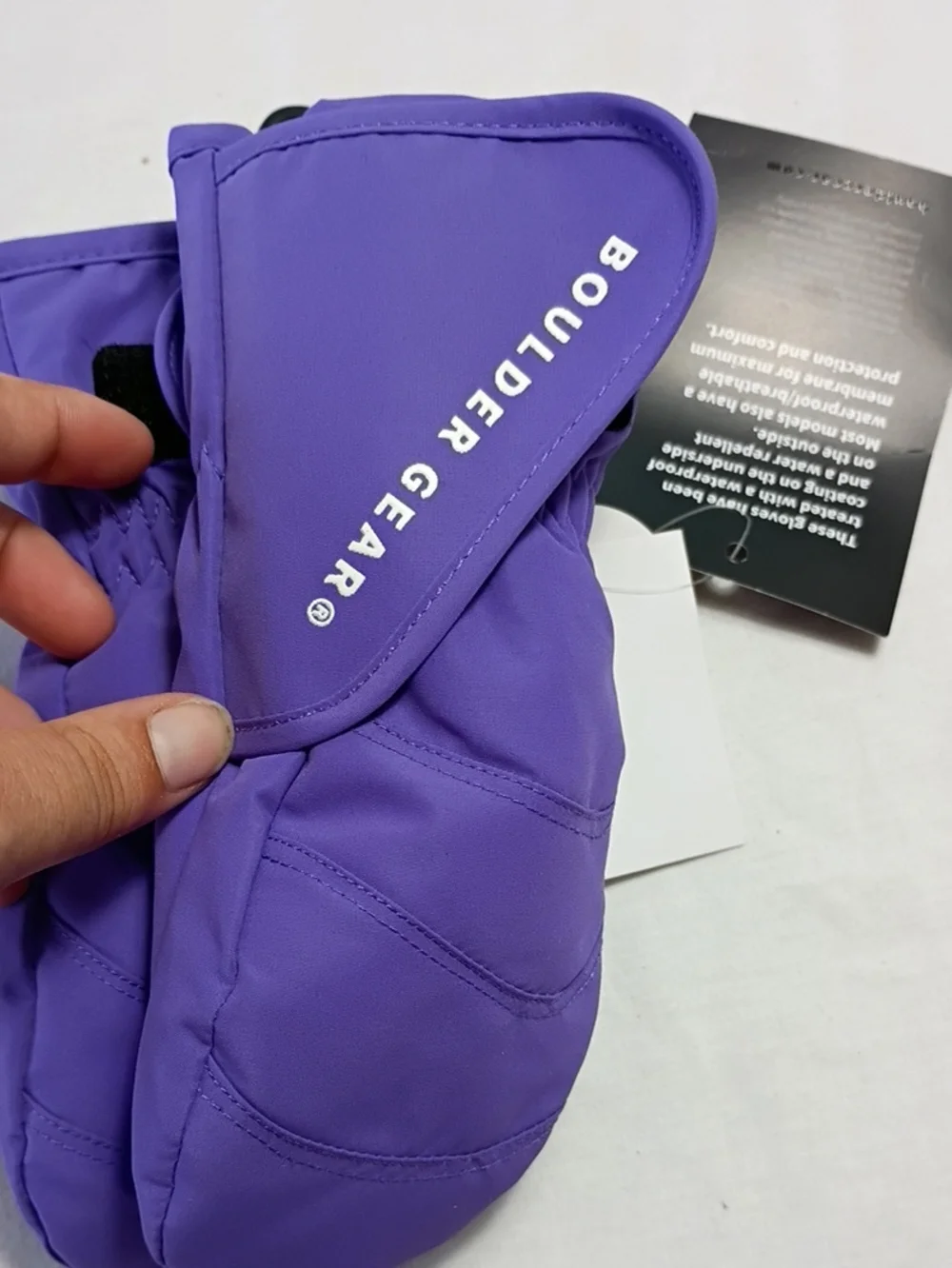 NWT Boulder Gear Toddler Girls Small Flurry Purple Mittens Winter